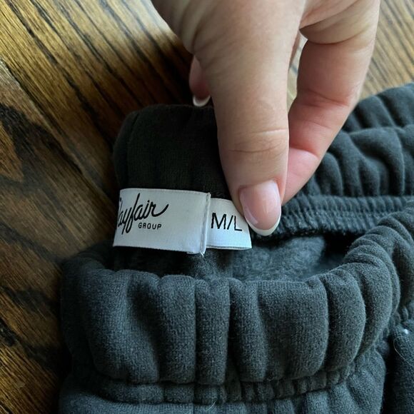 New Mayfair Group Made You Smile Jet Sweatpants - Picture 9 of 9